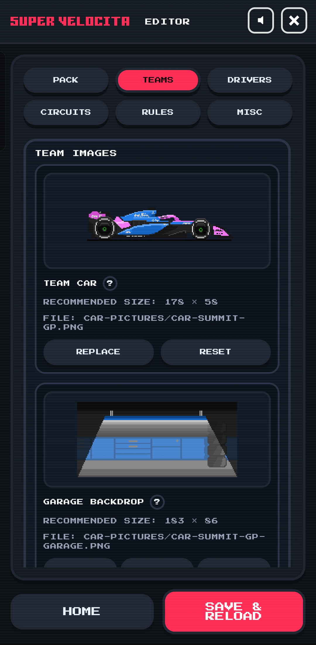 Editor screen placeholder