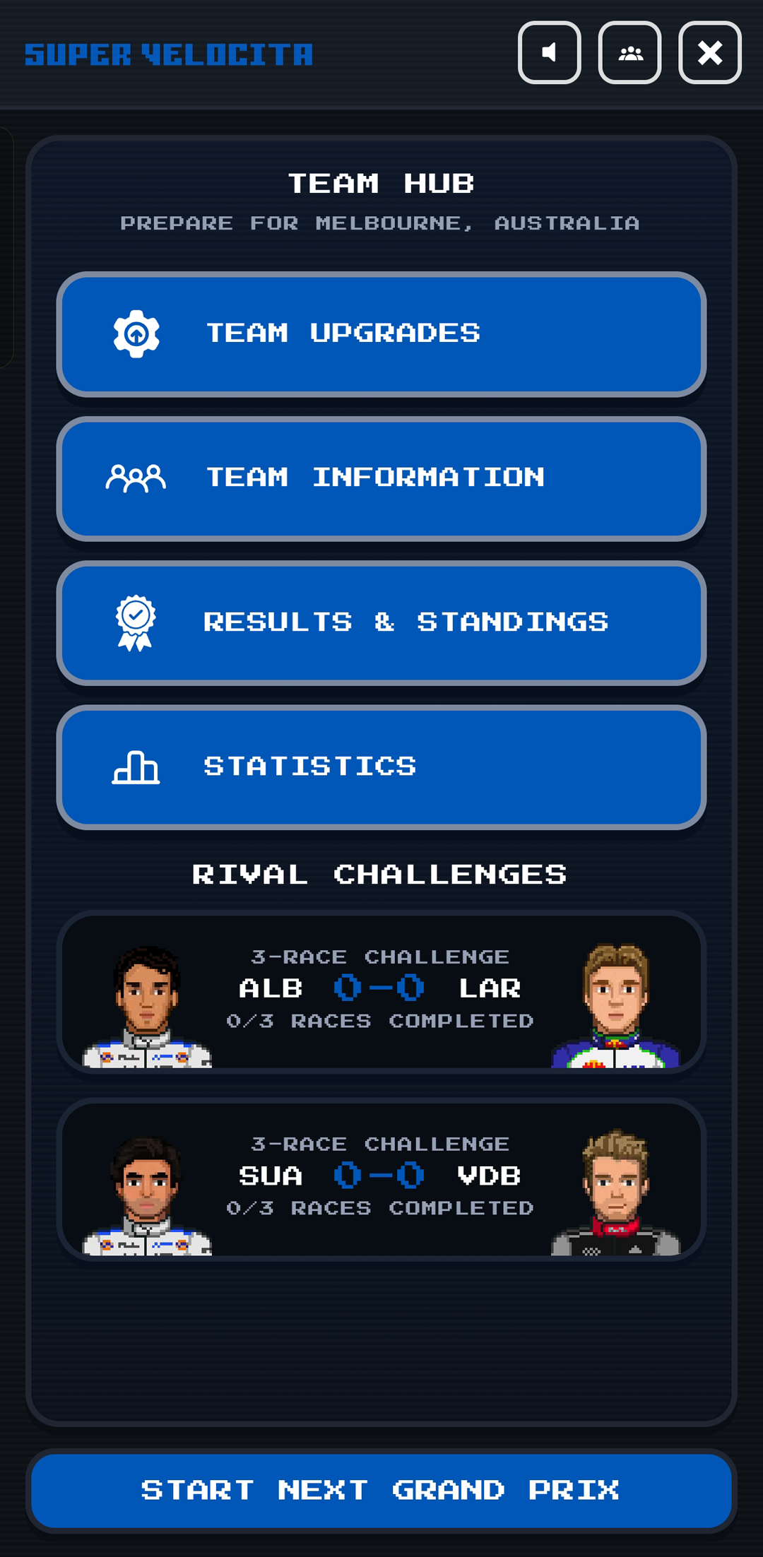 Team Hub screen placeholder